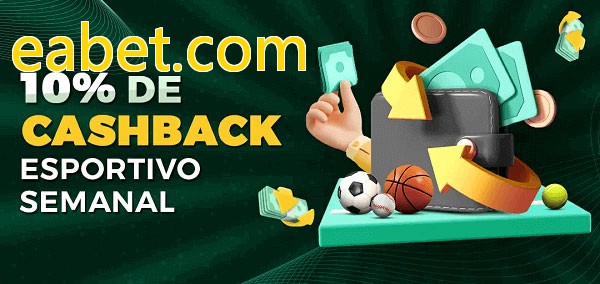 10% de bônus de cashback na eabet.com